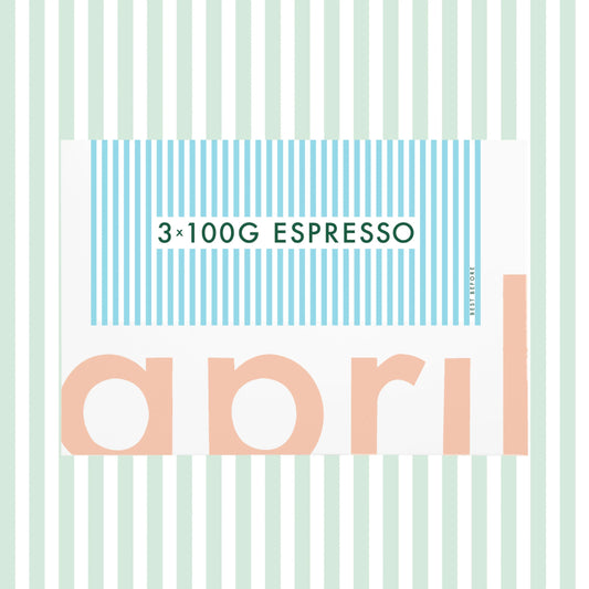 April Sample Box Espresso Coffee