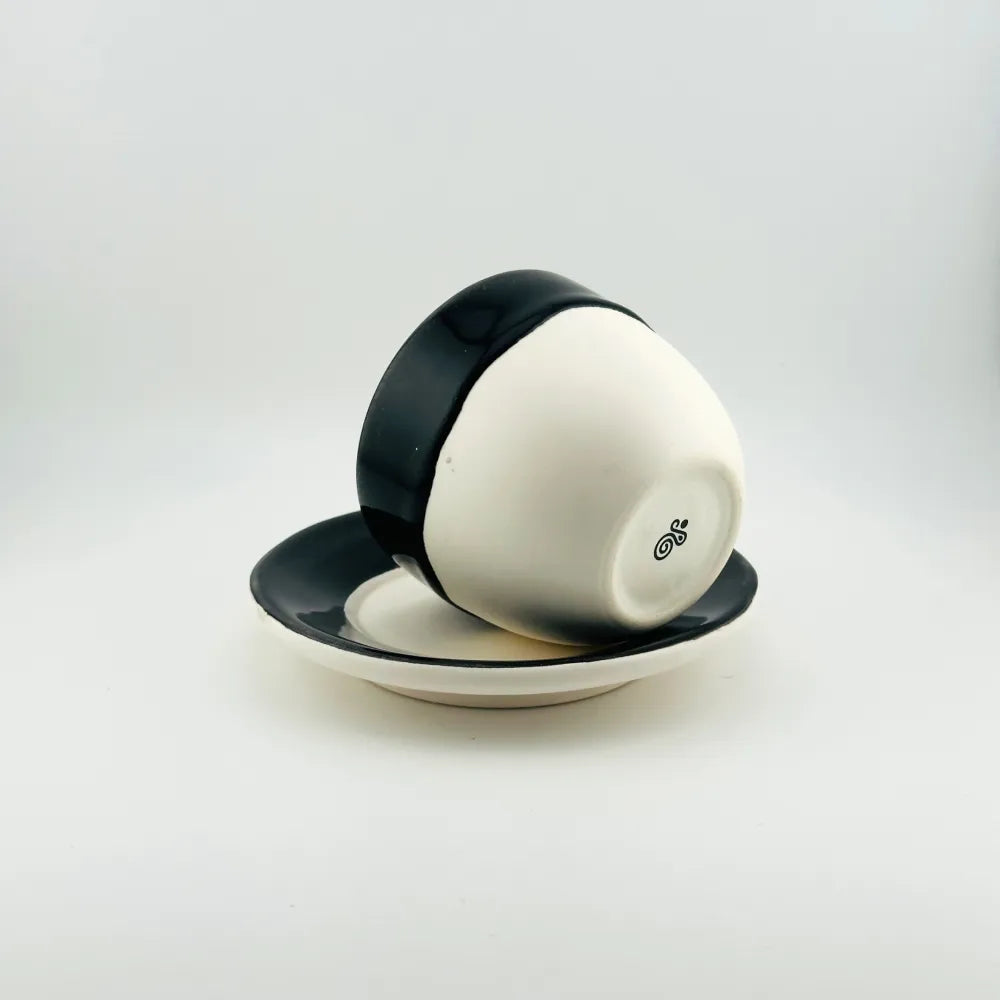 Baadaab White Horse Ceramic Cup