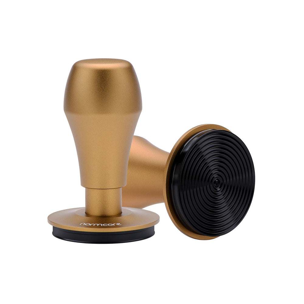 Normcore Spring-loaded Tamper V4  - Titanium PVD Coating Base - Gold