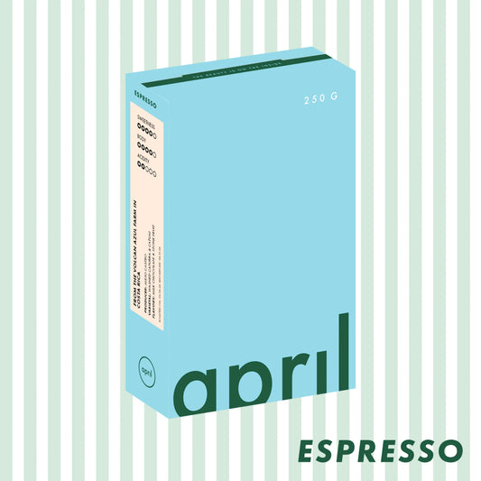 April Volcan Azul Costa Rica Washed Caturra & Catuai Espresso Coffee