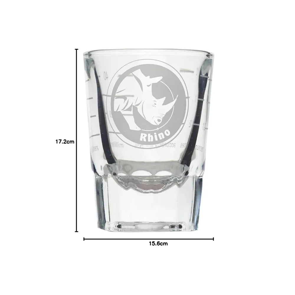 Rhino Shot Glass 2oz/60ml