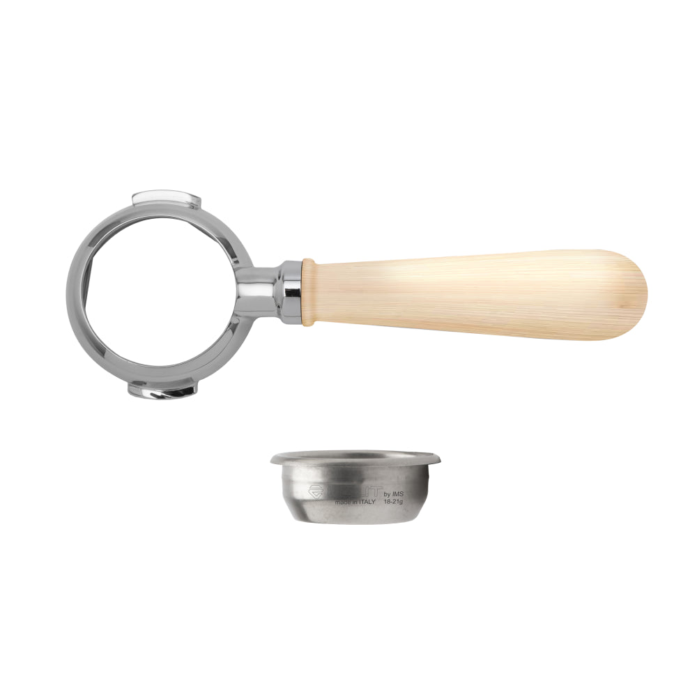 Lelit Bottomless Portafiler With Maple Wooden Handle