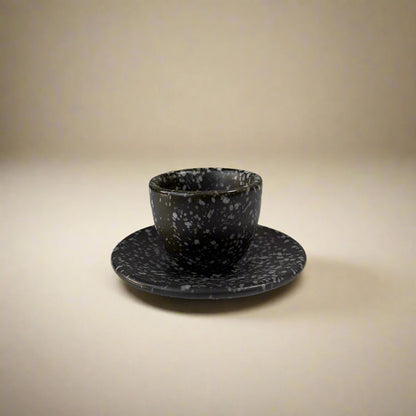 Baadaab Black Stone Ceramic Cups