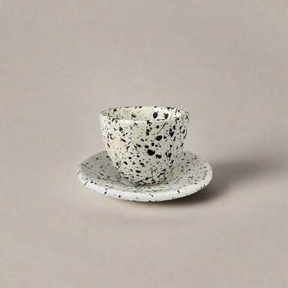 Baadaab White Stone Ceramic Cups