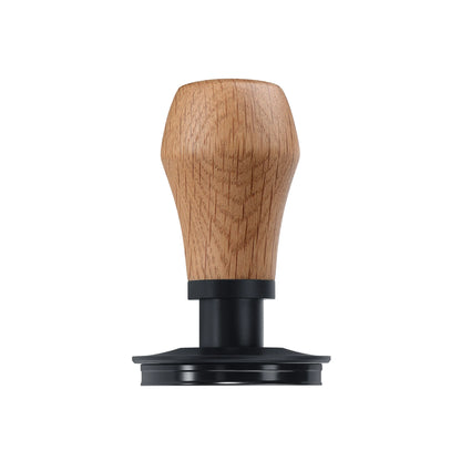 Normcore Spring-loaded Tamper V4 - Titanium PVD Coating Base - Oak