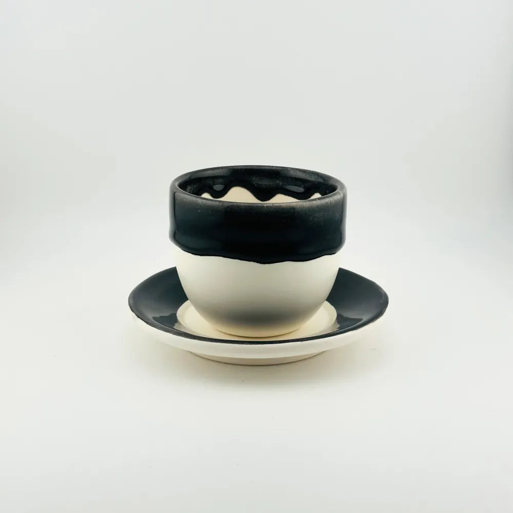 Baadaab White Horse Ceramic Cup