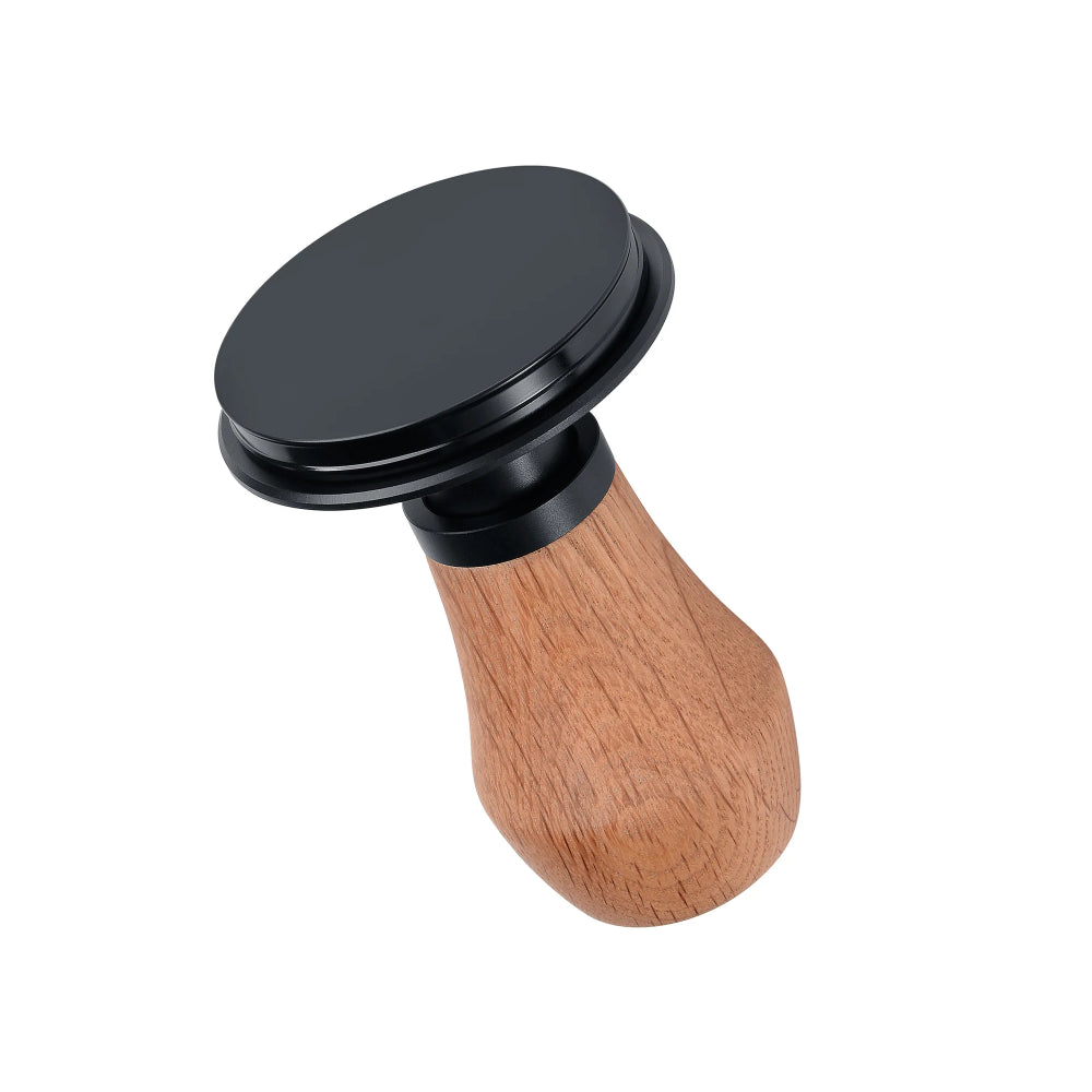 Normcore Spring-loaded Tamper V4 - Titanium PVD Coating Base - Oak