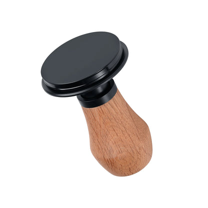 Normcore Spring-loaded Tamper V4 - Titanium PVD Coating Base - Oak