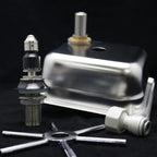 Rhino Pitcher Rinser Square - 150mm - Spinjet