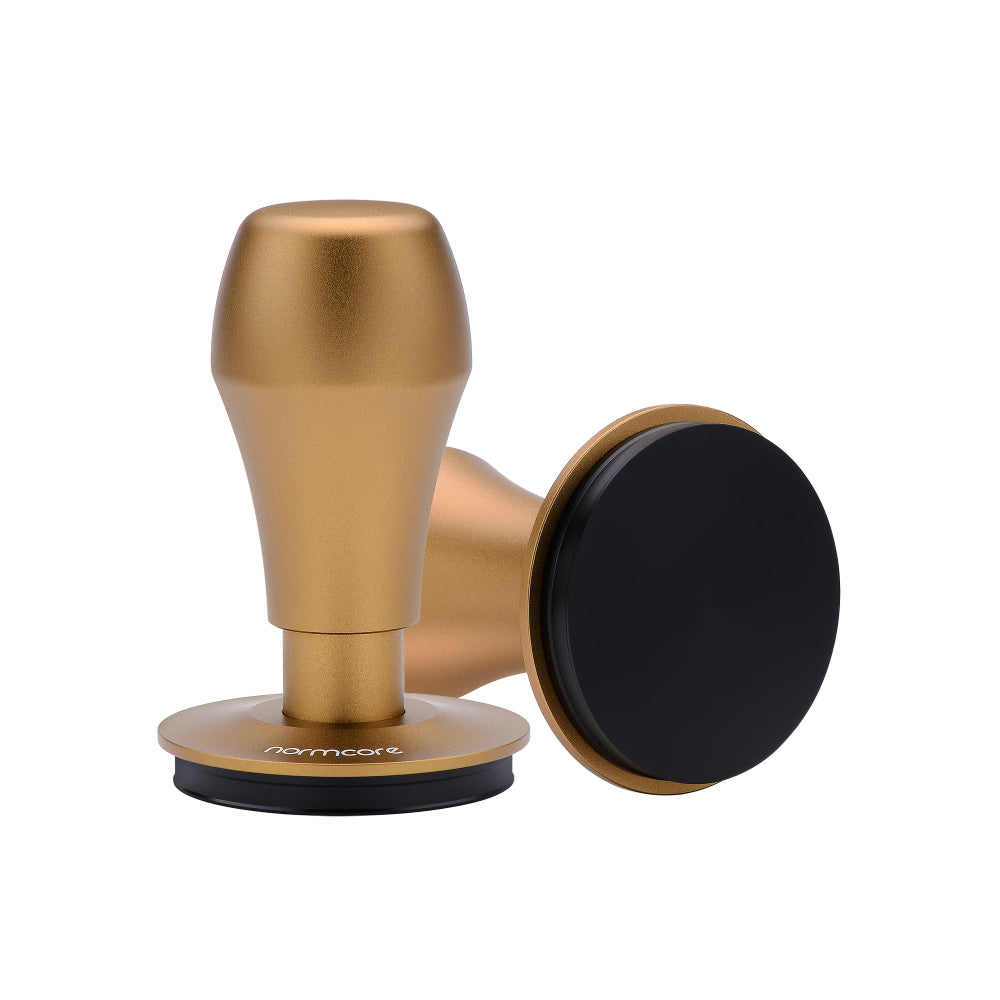 Normcore Spring-loaded Tamper V4  - Titanium PVD Coating Base - Gold