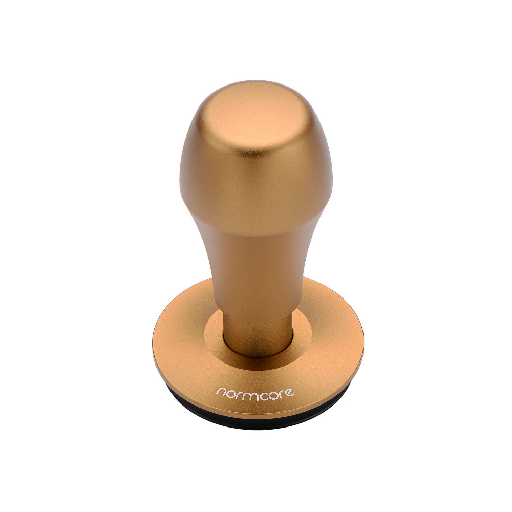 Normcore Spring-loaded Tamper V4  - Titanium PVD Coating Base - Gold