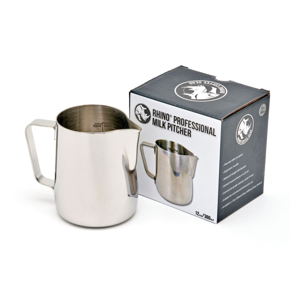 Rhino Pro Milk Pitcher 360ml/12oz