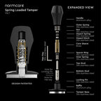 Normcore V4.1 Spring Loaded Coffee Tamper with "Click" Sound