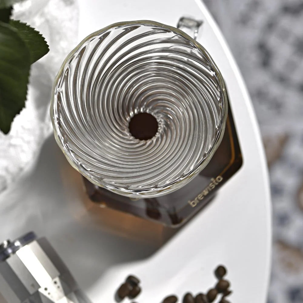 برويستا تورنادو ديو منقط زجاجي مزدوج الجدار