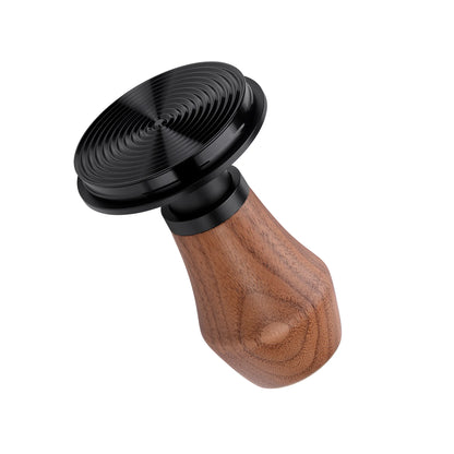 Normcore Spring-loaded Tamper V4 - Titanium PVD Coating Base - Walnut