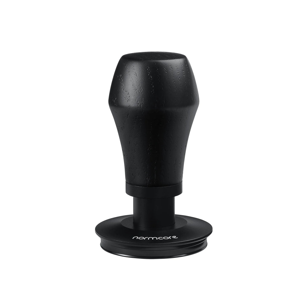 Normcore Spring-loaded Tamper V4 - Titanium PVD Coating Base - Oak