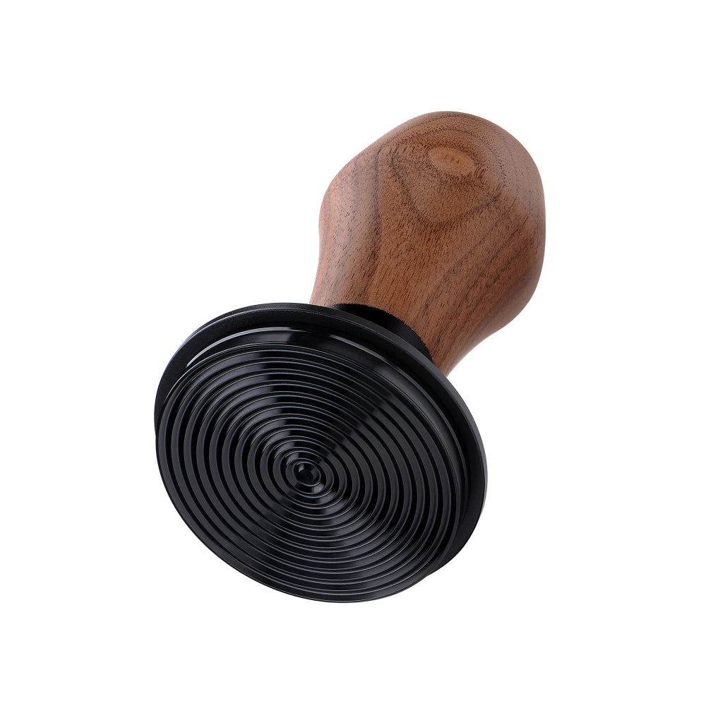 Normcore Spring-loaded Tamper V4 - Titanium PVD Coating Base - Walnut