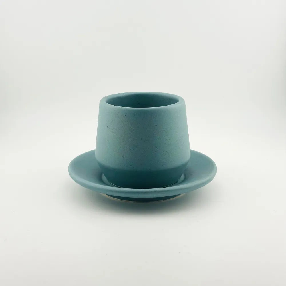 Baadaab Blue Minimal Ceramic Cup