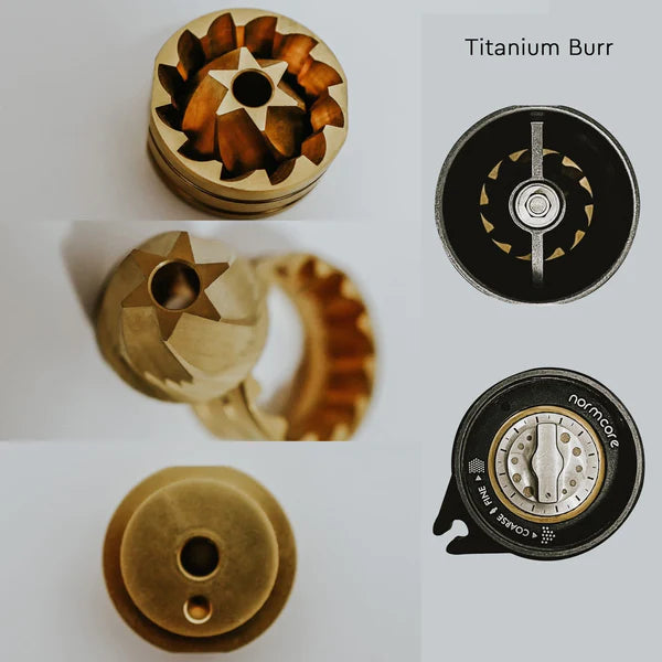 Normcore V2T Manual grinder- Titanium Burr