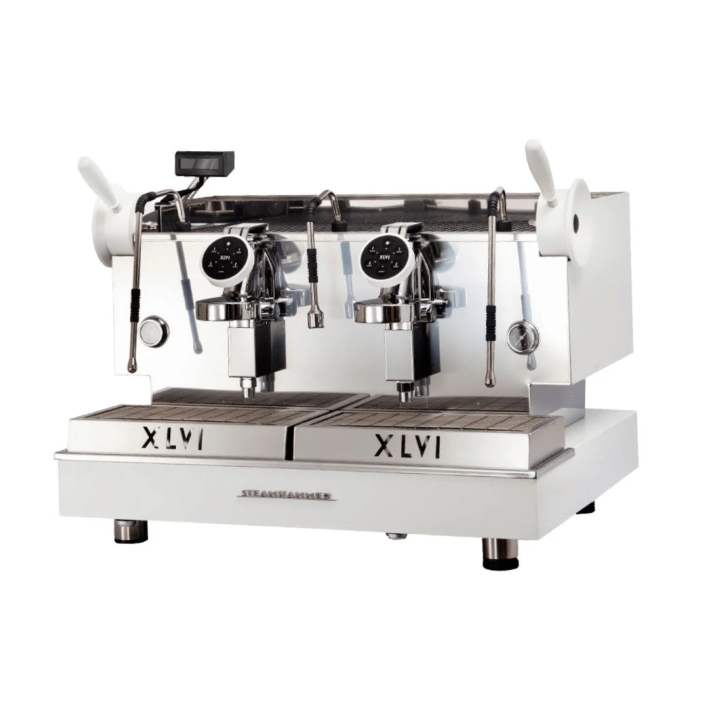 XLVI SteamHammer 2 Groups Espresso Machine White - Rental