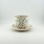 Baadaab White Stone Ceramic Cups