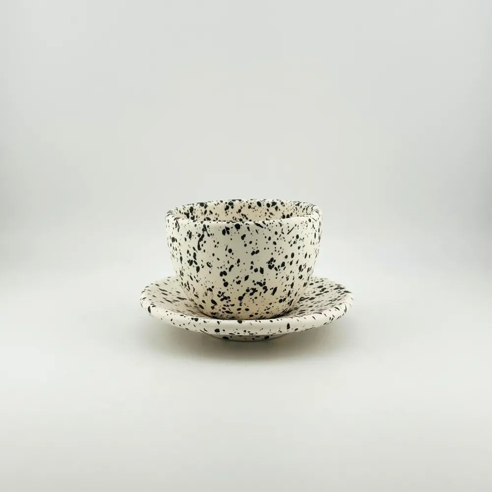 Baadaab White Stone Ceramic Cups